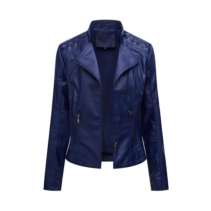 Anivia | Washed Leather Jacket